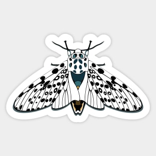 Giant Leopard Moth Sticker